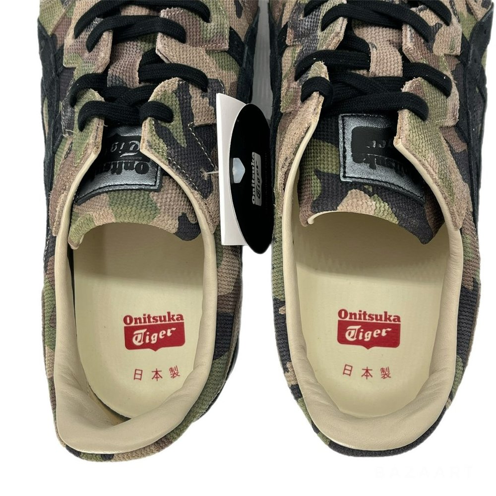 Onitsuka Tiger Nippon-Made Tiger Ally Deluxe Low Top Sneakers Hunter Green - Picture 12 of 16